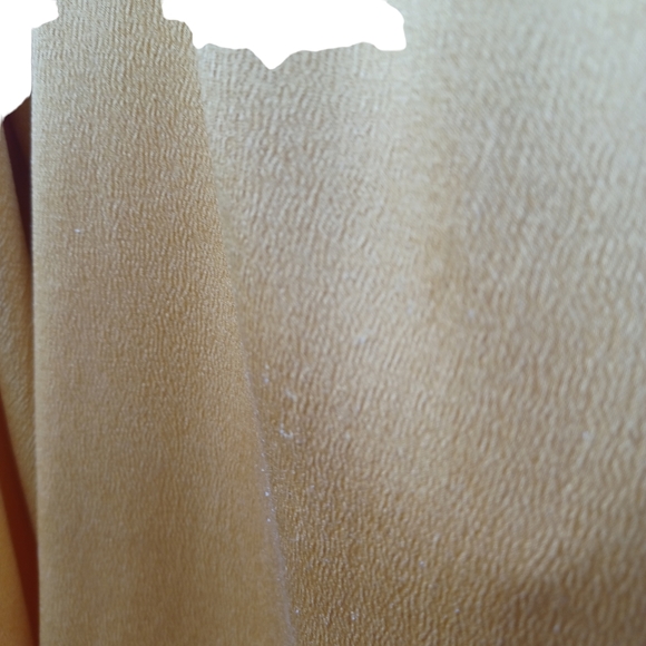 Diane von furstenberg mustard yellow " Rona" blouse/top size 8 fall blouse - Picture 4 of 5